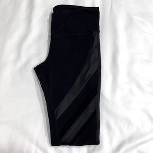 ALO Yoga Leggings Mesh Detail Activewear Pants